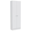 Home Square 2-Piece Set with Storage Pantry Cabinet & Two-Door Cabinet