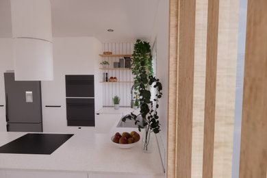 Design ideas for a scandinavian home design in Canberra - Queanbeyan.