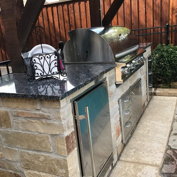 Lean-To Outdoor Kitchen