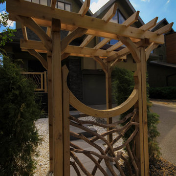 Willow Branch Arbor Feature and Porch