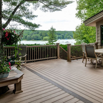 Multi-level Walloon Lake Deck