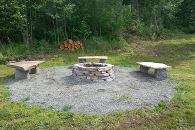 Stone Outdoor Fire Pit for Outdoor Living
