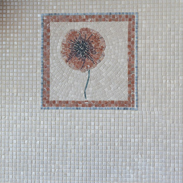 Mosaic tile stove backsplash - kitchen showroom Denver JM Kitchen & Bath