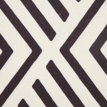 Geometric Maze Indoor/Outdoor Throw Pillow, 20" X 20"