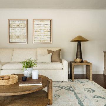 Serene and stylish Neutral Family Room