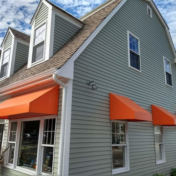New Cedar Shingle Siding, Harvey Windows in Dartmouth, MA