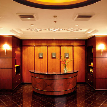 Waiting Area at the Miami Based Telecomunications Corporate Offices