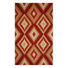 Southwest Rugs: 4 x 5 Heritage Southwestern Rug|Lone Star Western ...