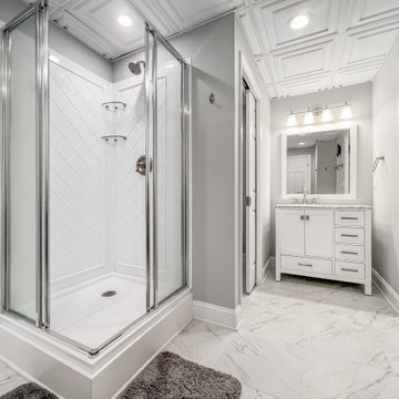 Featured Projects - Bathroom Build in Basement