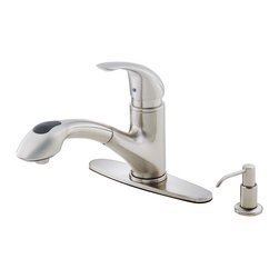 Danze Melrose&trade; Single Handle Pull-Out Kitchen Faucet - Kitchen Faucets
