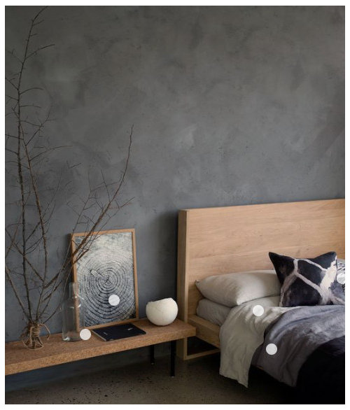 How can I paint a wall to look like concrete?