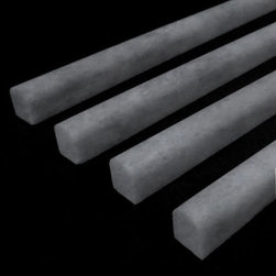 Bardiglio Grey Marble Bullnose Pencil Molding Polished - Products
