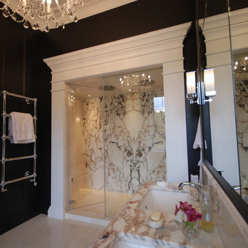 Luxury marble bathroom & dressing room