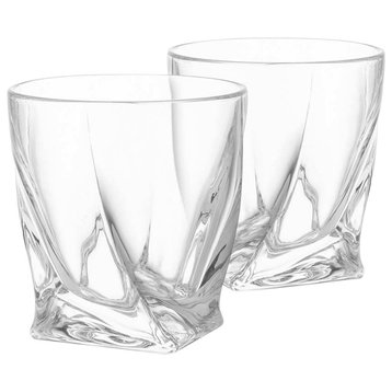 Atlas Crystal Whiskey Glasses 10.8 oz, Set of 2