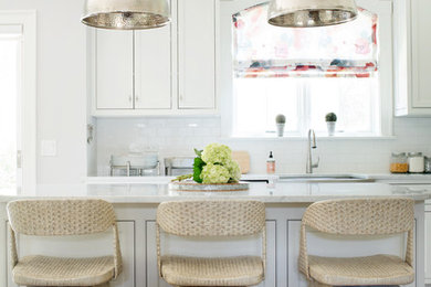 Kitchen - transitional kitchen idea in New York