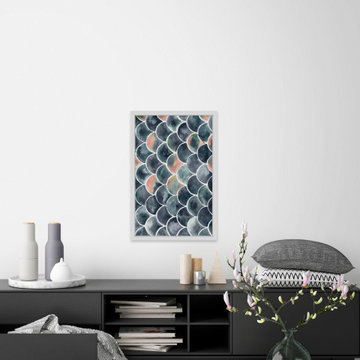 "Oval Shades" Framed Painting Print