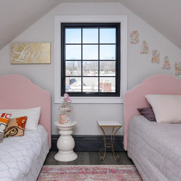 Sweet Kids Bedroom with New Black Window - Renewal by Andersen Queens, Brooklyn 