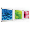 Trio Set of 3 Square Floating Wall Frames, 14x14