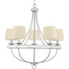 Gulliver Collection 5-Light Chandelier, Galvanized Finish