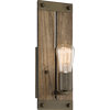 Winchester - 1 Light Wall Sconce with Aged Wood - Bronze Finish