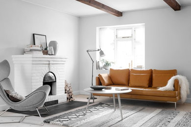This is an example of a contemporary living room in Gothenburg.