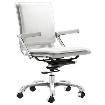 Lider Plus Office Chair by Zuo Modern , White