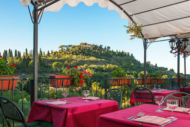 Foto di una terrazza chic