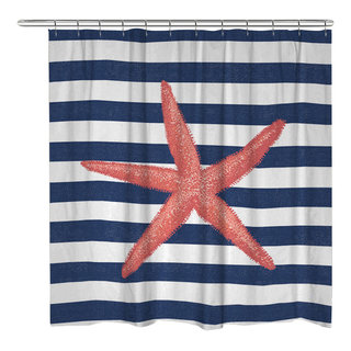 Tropical Ocean Fish Shower Curtain Hooks Nautical Beach House Set/12 NEW  VINTAGE