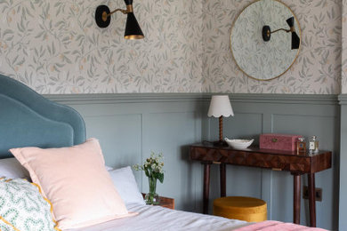 Design ideas for a traditional bedroom in Other.
