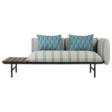 Outdoor Sectional Sofa with FSchumacher Fabric