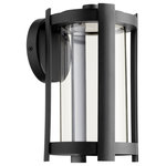 QUOROM INTERNATIONAL - QUORUM 709-11-69 Solu 1-Light Outdoor, Noir - QUORUM 709-11-69 Solu 1-Light Outdoor, Noir . Series: Solu. Finish: Noir . Dimension(in): 10.5(H) x 6.38(W) x 7(Ext). Bulb: (1)6W Array Base(Included). Shade Color: Clear. Diffuser Material: Glass