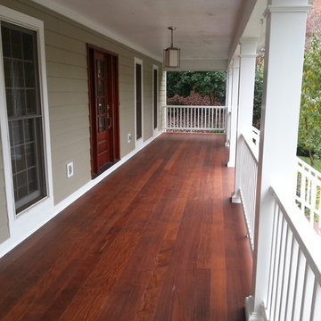 Classic American Home with Ipe Wood Porch