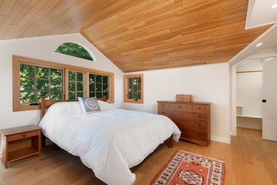 Inspiration for a traditional bedroom in Seattle.