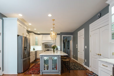 Example of a trendy kitchen design in DC Metro