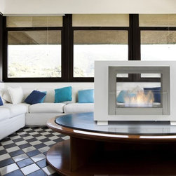Eco-Feu Wellington 2-Sided Biofuel Fireplace - Indoor Fireplaces