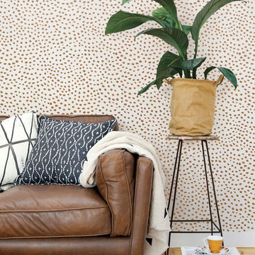 DOTS & STRIPES WALLPAPER