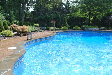 Inspiration for a pool remodel in New York