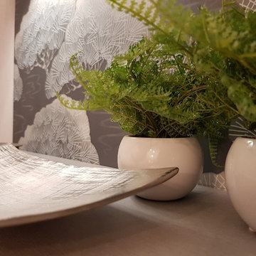 Una bonita entrada a una vivienda