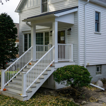 Farmhouse Style Home in Glenview, IL James Hardie Siding