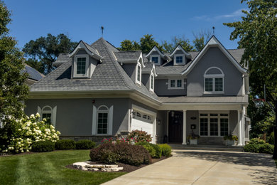 Eclectic exterior home photo in Chicago