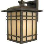 Quoizel Lighting - Quoizel Lighting HC8409IB Hillcrest, 1 Light Medium Wall Lantern - A design made for classic Arts & Crafts style homeHillcrest 1 Light Me Imperial Bronze Line *UL: Suitable for wet locations Energy Star Qualified: n/a ADA Certified: n/a  *Number of Lights: 1-*Wattage:150w Incandescent bulb(s) *Bulb Included:No *Bulb Type:Incandescent *Finish Type:Imperial Bronze