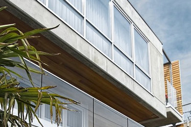 Example of a minimalist exterior home design in Vancouver
