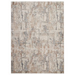 Nourison - Nourison Rustic Textures 7'10" x 10'6" Beige/Grey Modern Indoor Area Rug - This beautifully carved contemporary rug from the Rustic Textures Collection brings abstract tan, grey, and cream patterns together for a textured look with a smooth, soft feel. High-low pile construction and subtly shifting colors are at home in urban and cabin settings alike.
