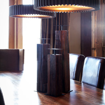 Iron Gear Chandelier