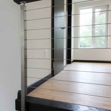 Project #70 | Open-Riser Staircase with Cable Railing