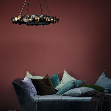 Ochre lightings - Eucalyptus chandelier
