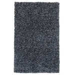 KAS - KAS Bliss 1583 Shag Shag Rug, Black Heather, 8'0"x11'0" - The elegant, hand-made shag area rugs of the Bliss collection will add comfort and luxury to any room. Made of a Poly-acrylic blend, these rugs blend subtle shades for an elegant look. The KS Bliss rug collection is constructed using unique techniques developed by KS to create long-lasting high-quality rugs in colors that compliment today's lifestyles. Select from a range of colors and rectangular sizes.