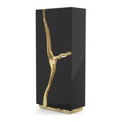 LAPIAZ BLACK Cabinet - Accent Chests And Cabinets