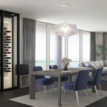 CAVEA- First Engineered Glass Wall for Wine Cellar