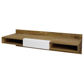 Solid Wood Floating Shelf 3-piece , Multi-Kinetic Energy Wall